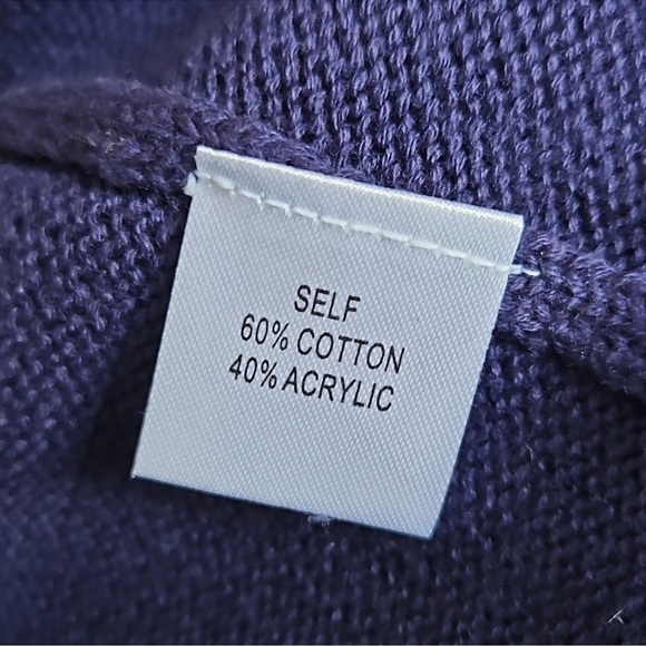 Ellsworth & Ivy MONTAUK cotton sweater. - Picture 6 of 8